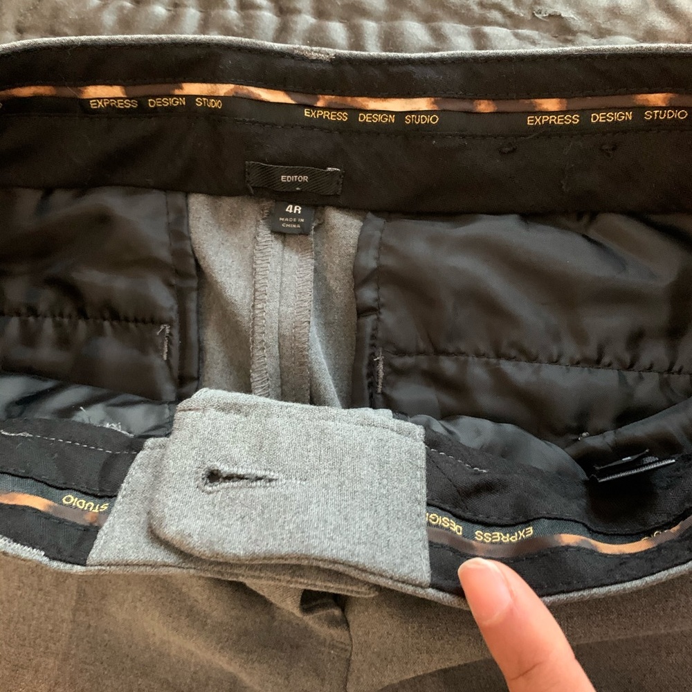 Gray Express ‘Editor’ Pant Size 4 - Picture 2 of 3